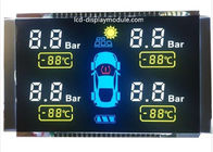 Υψηλό μαύρο 7 τμήμα οθόνης αφής αντίθεσης LCD VA για το αυτοκίνητο κατεύθυνση 12 η ώρα