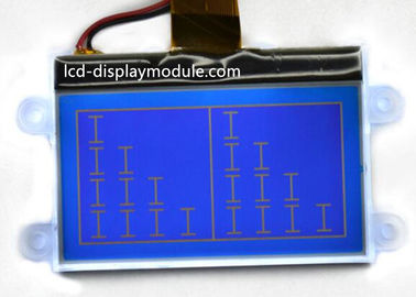 Αρνητική μικρή LCD ενότητα 128 X 64, μπλε ενότητα ΒΑΡΑΊΝΩ STN LCD Transimissive