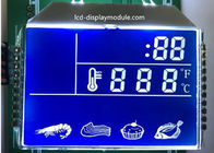 Μπλε επίδειξη υποβάθρου HTN LCD, επίδειξη τμήματος κουζινών LCD 7 τμήματος