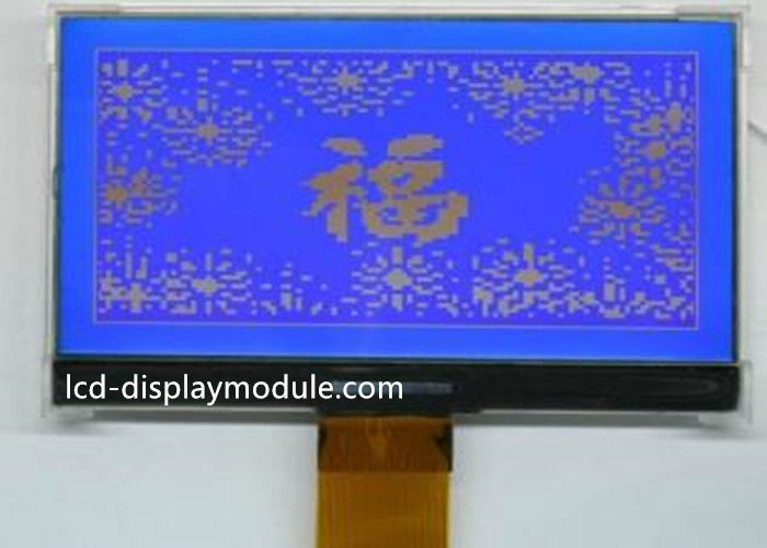 Άσπρα 53.00mm ενότητας 240 X 128 Backlight γραφικής LCD των δευτερευουσών οδηγήσεων περιοχή εξέτασης 92.00mm *